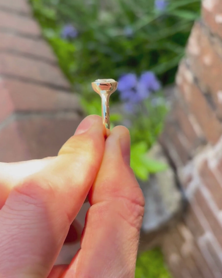 chunky bezel ring