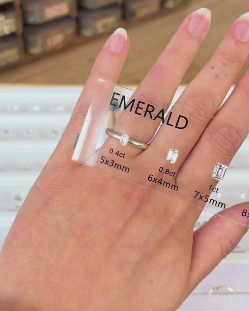emerald cut diamond video