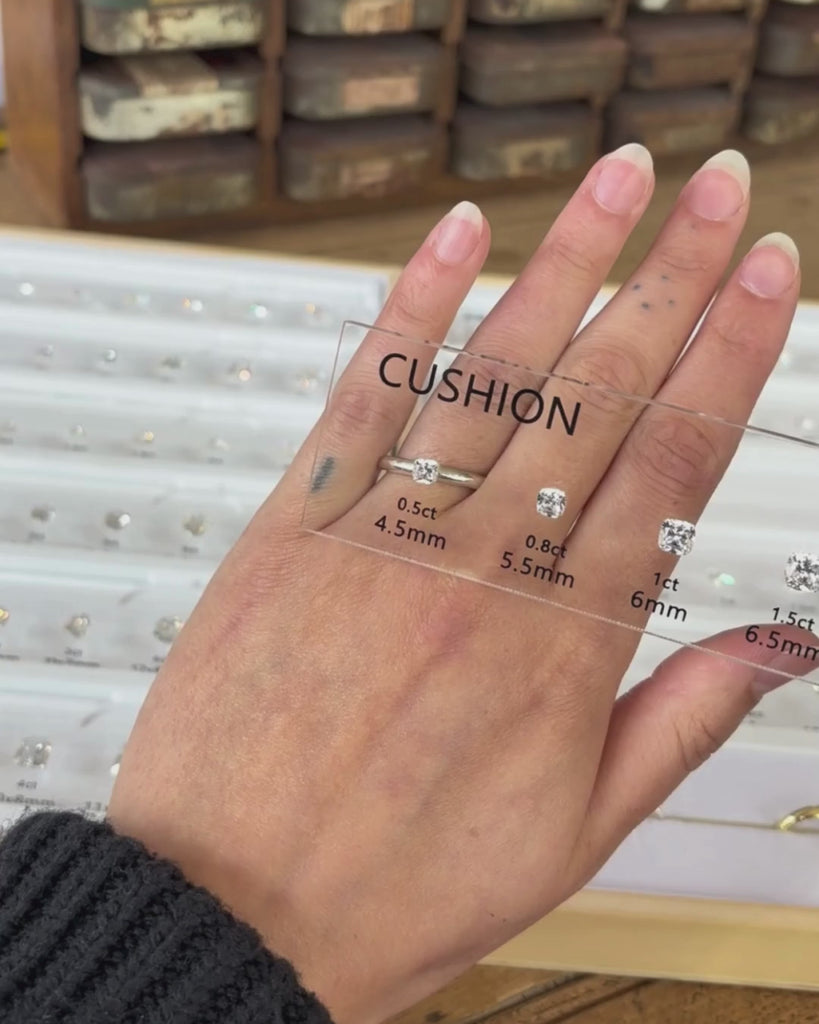cushion cut diamond video