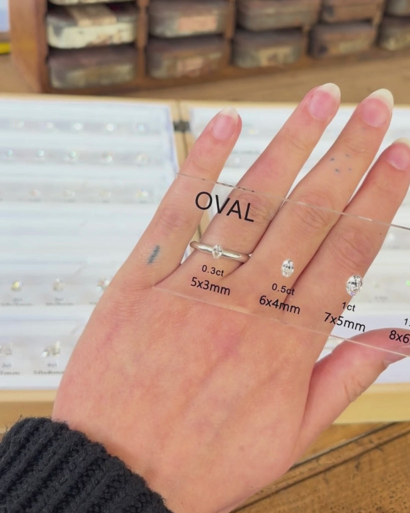 oval cut diamond video