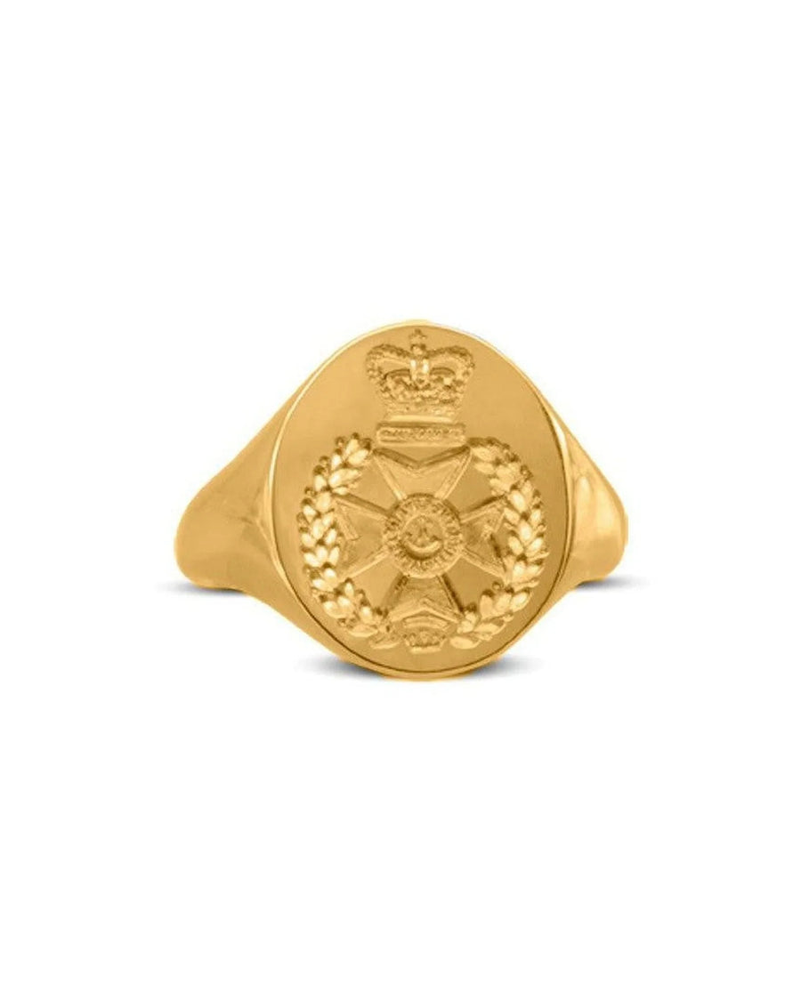 Regimental Badge Signet Ring Ring Pruden and Smith