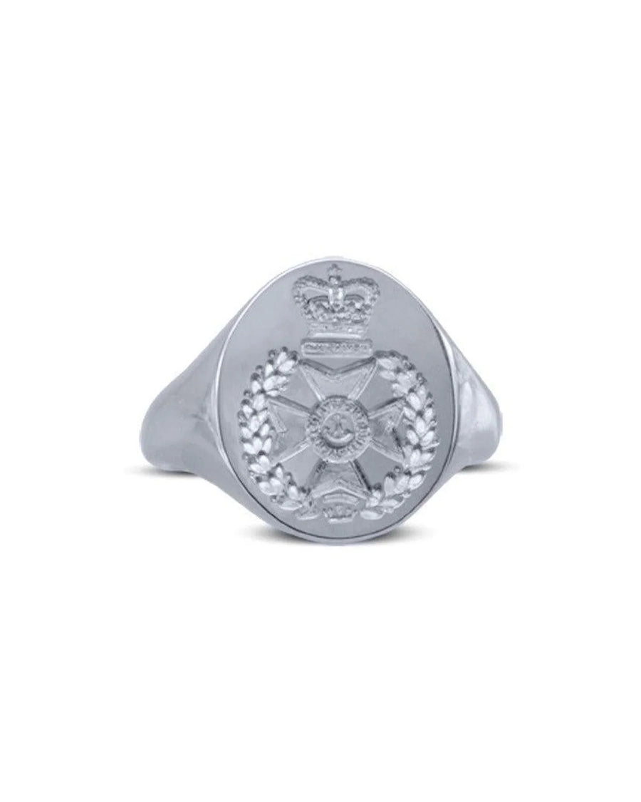 Regimental Badge Signet Ring Ring Pruden and Smith