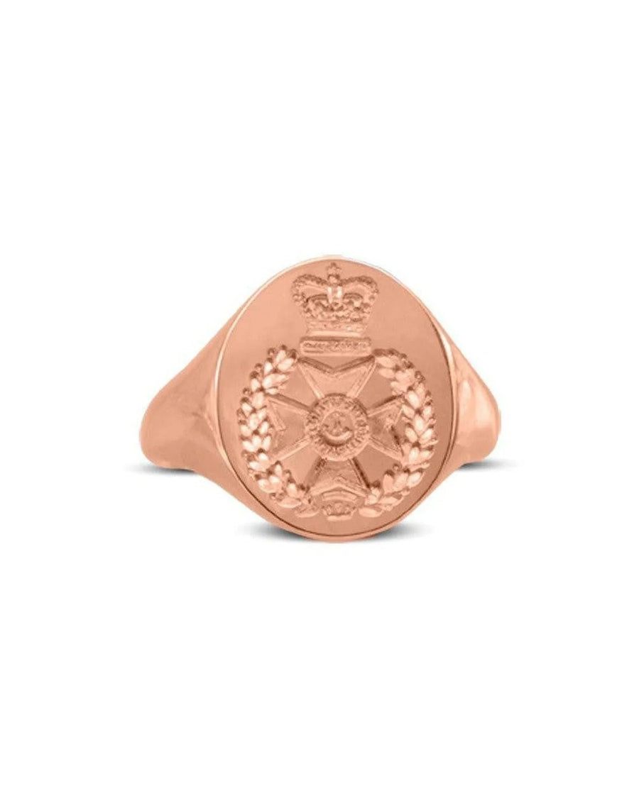 Regimental Badge Signet Ring Ring Pruden and Smith