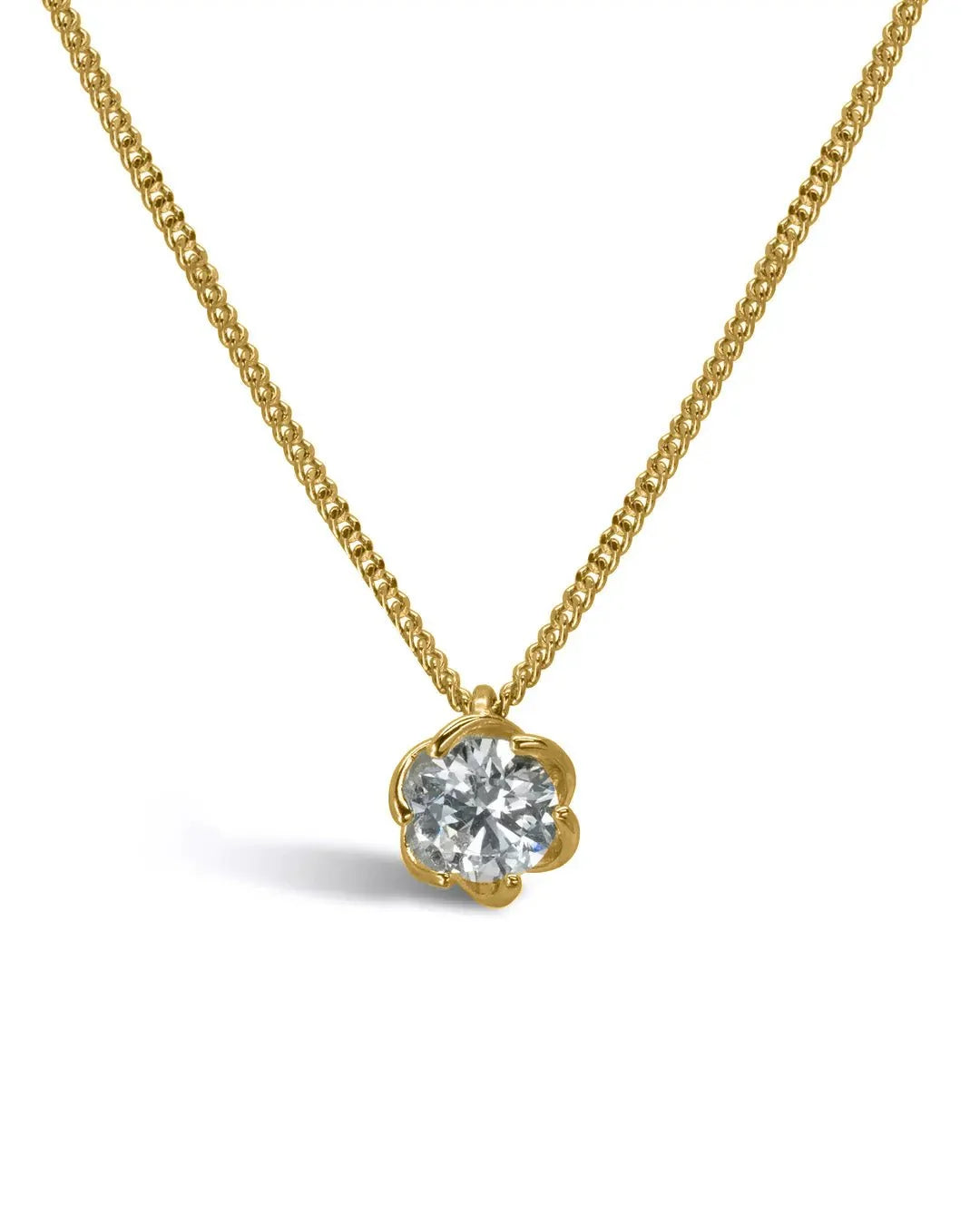 Revolved Claw Diamond Pendant Pendant Pruden and Smith