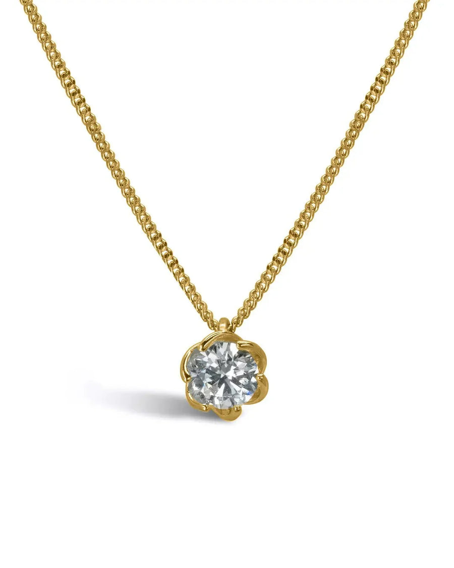 Revolved Claw Diamond Pendant Pendant Pruden and Smith