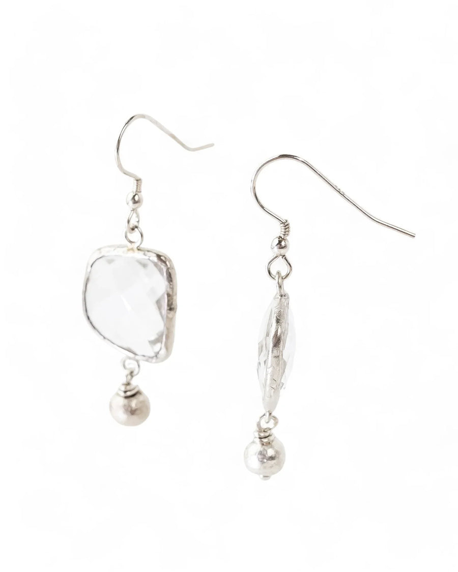 Rock Crystal Drop Earrings Earrings Pruden and Smith