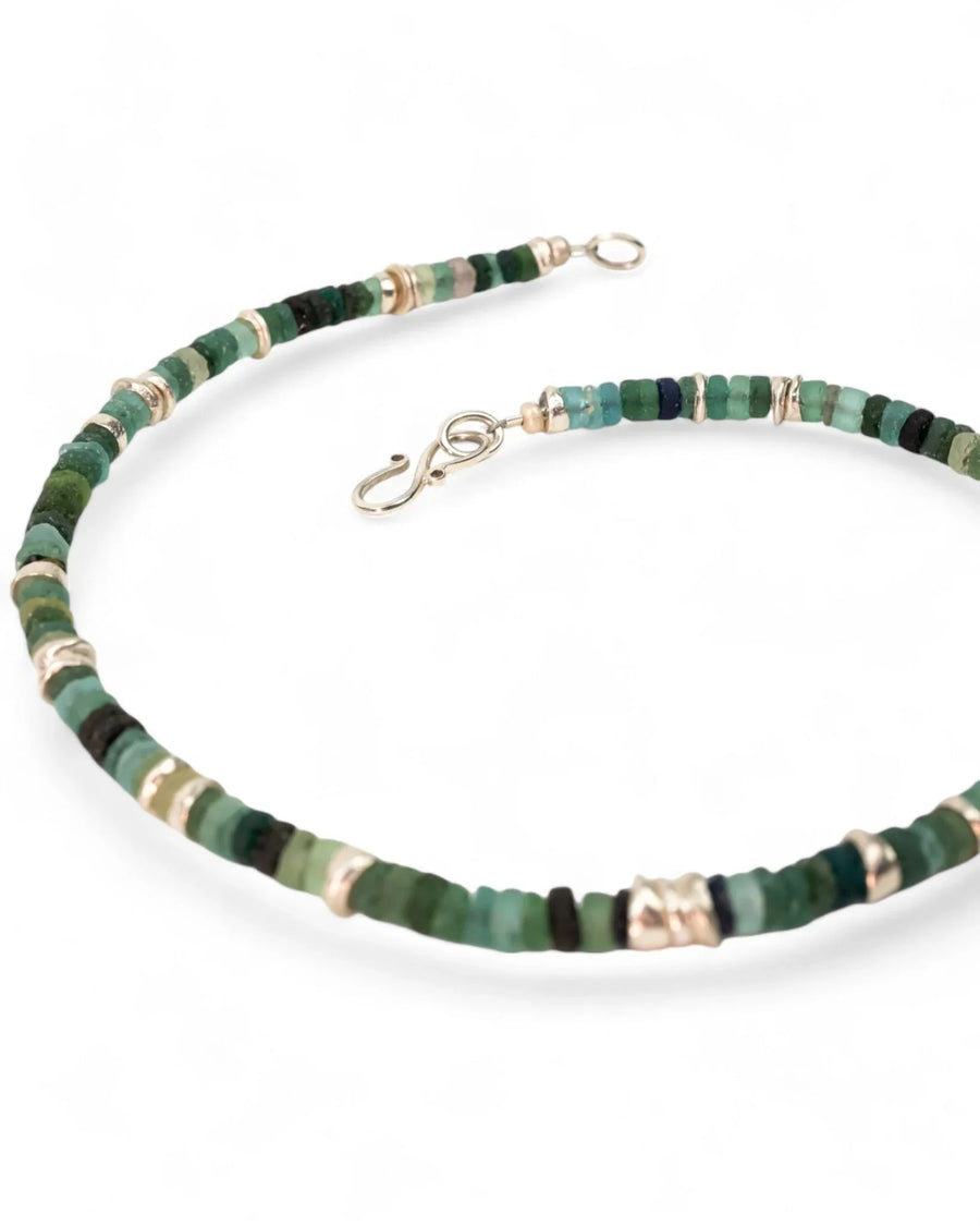 Roman Glass Necklace Necklace Pruden and Smith