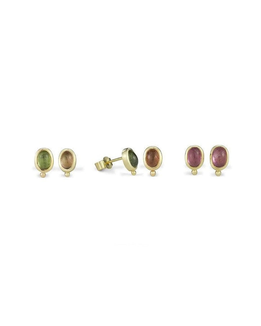 Roman Tourmaline Stud Earrings  Earrings Pruden and Smith