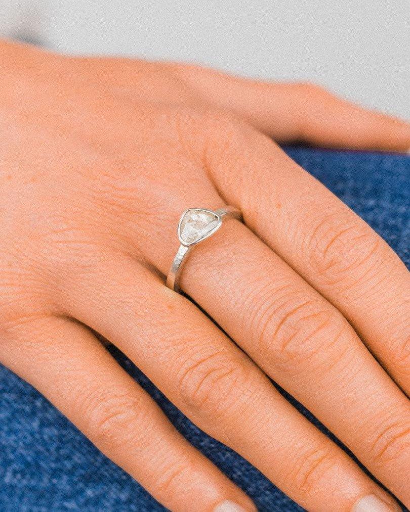 Rose Cut Diamond Ring Ring Pruden and Smith