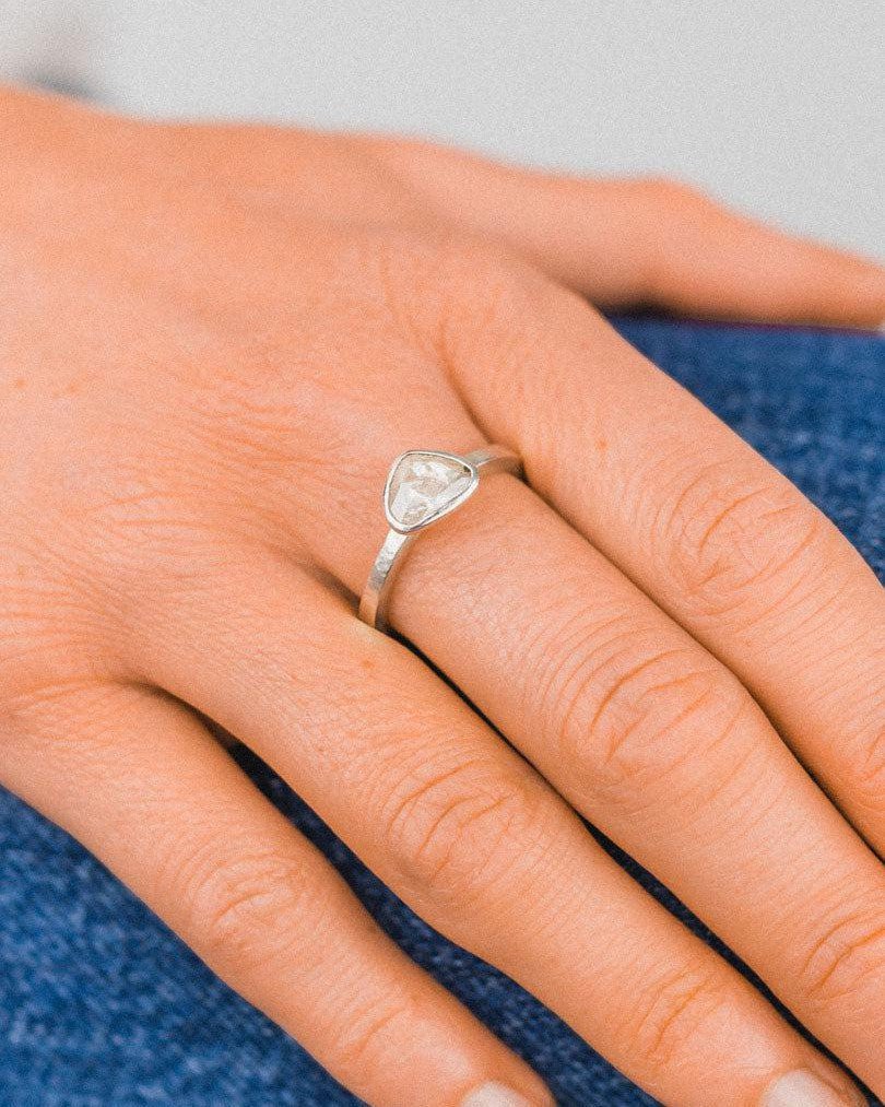 Rose Cut Diamond Ring Ring Pruden and Smith