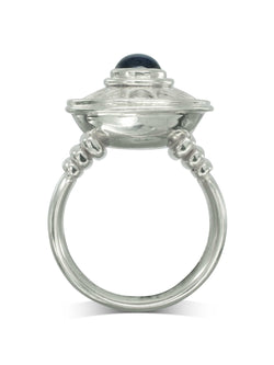 Sapphire Reliquary Ring for Ashes Ring Pruden and Smith   