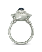 Sapphire Reliquary Ring for Ashes Ring Pruden and Smith   