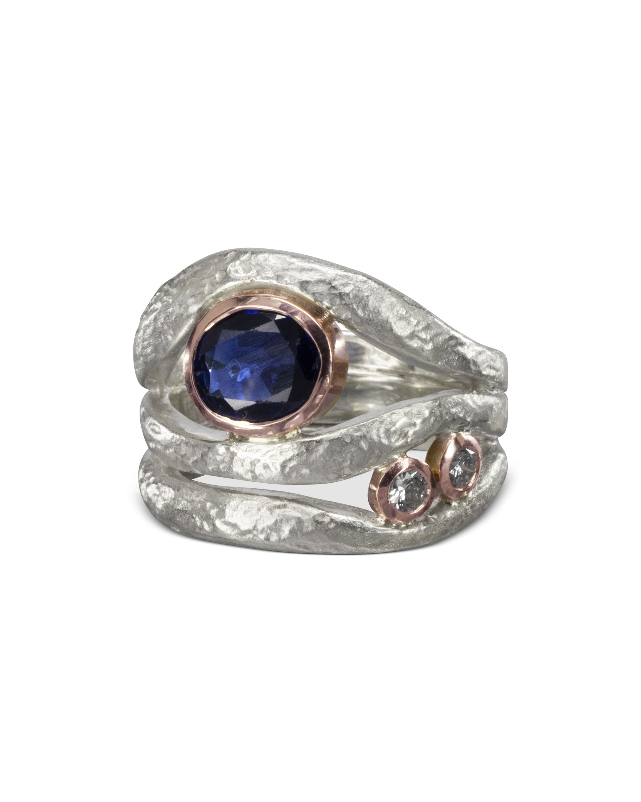 Sapphire and Diamond Dress Ring Pruden and Smith