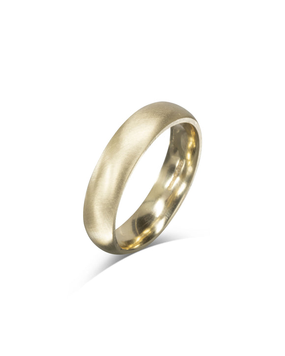 Satin Court Gold Wedding Rings 2-12mm Pruden and Smith