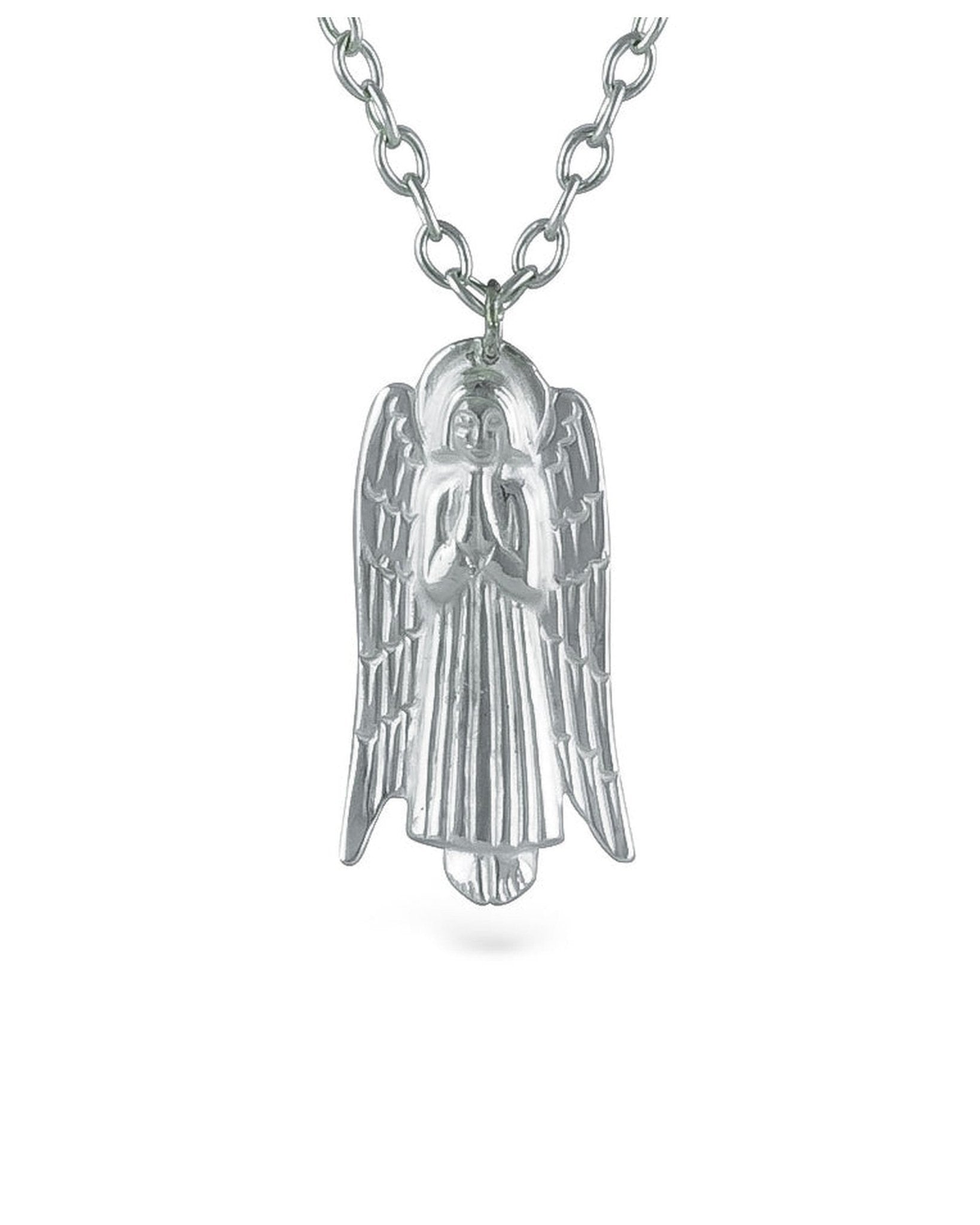 Silver Angel Pendant Pendant Pruden and Smith