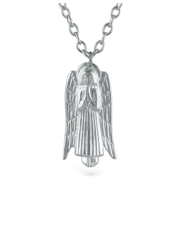 Silver Angel Pendant Pendant Pruden and Smith