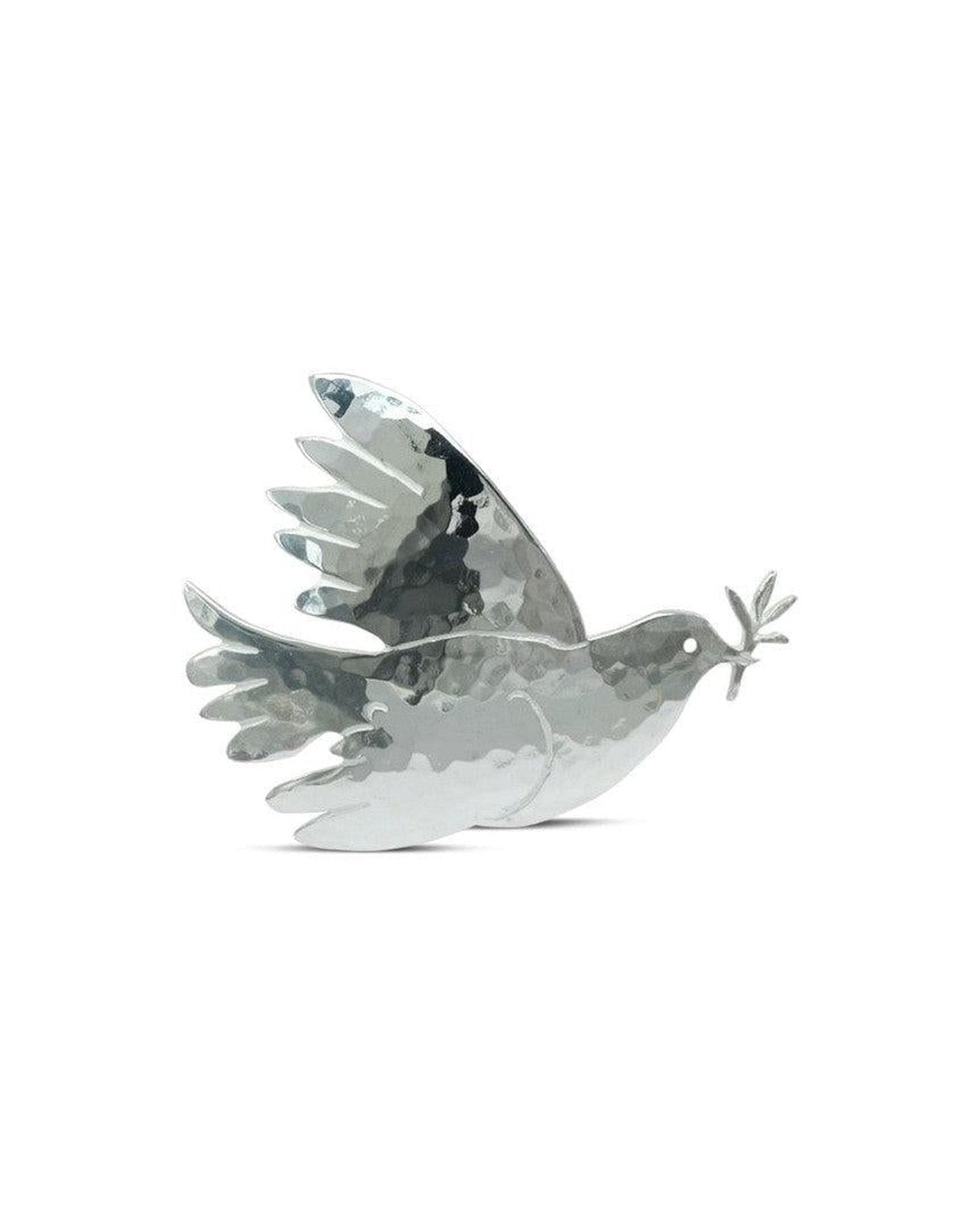 Silver Dove Brooch with Olive Branch Pruden and Smith