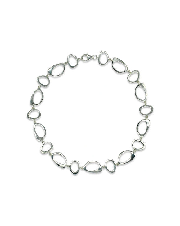Silver Loop Necklace Necklace Pruden and Smith