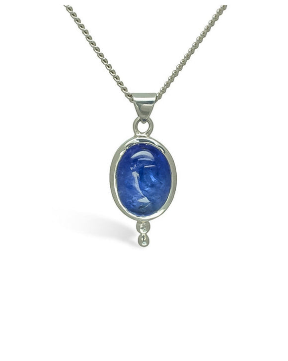 Silver Tanzanite Pendant Pendant Pruden and Smith