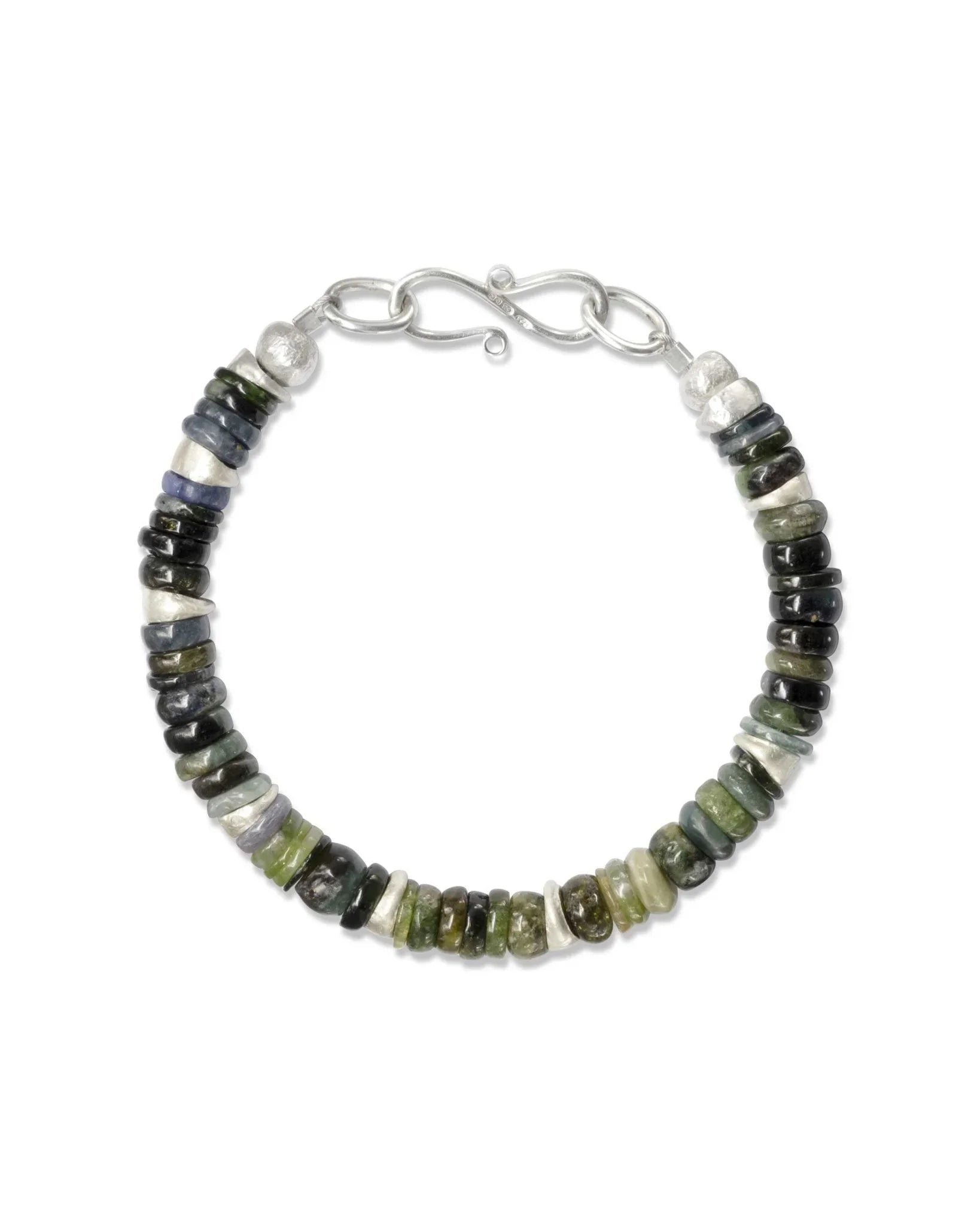 Silver Tourmaline Bracelet (Green) Bracelet Pruden and Smith