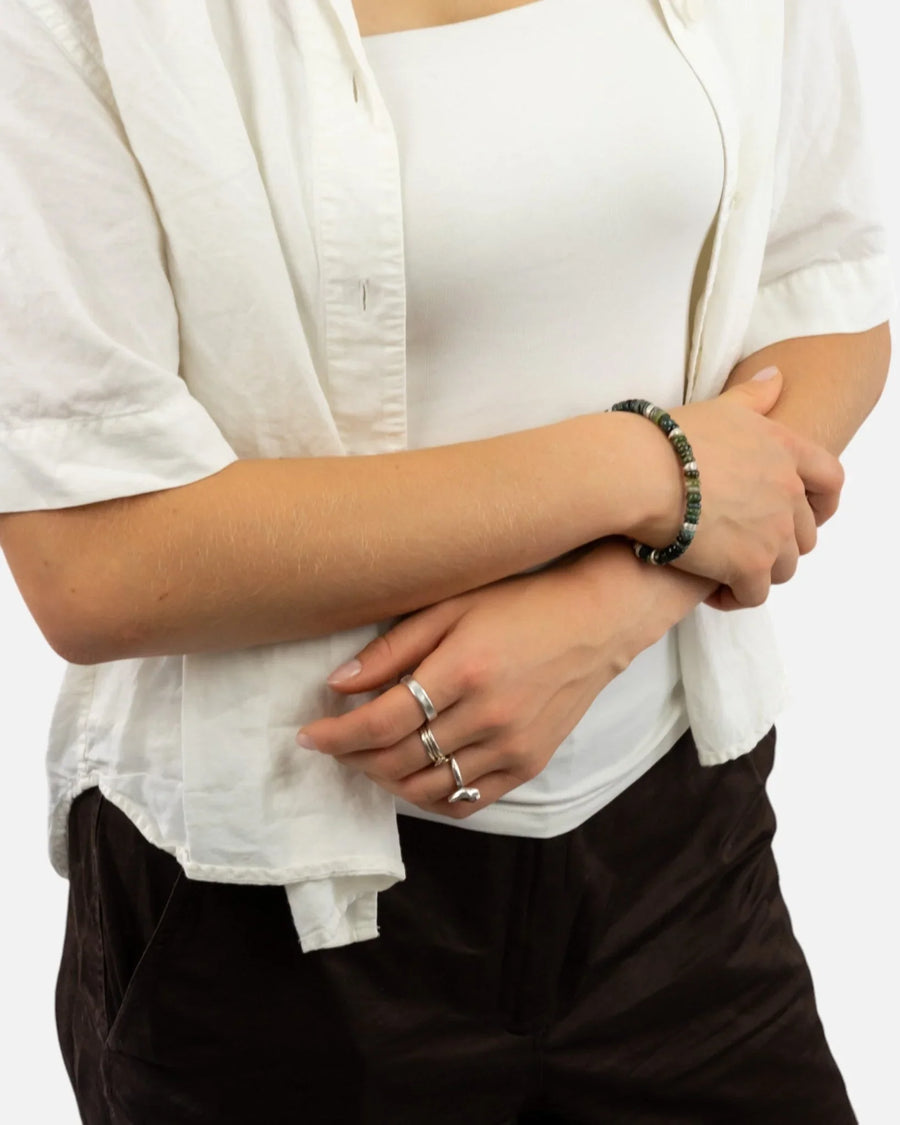 Silver Tourmaline Bracelet (Green) Bracelet Pruden and Smith