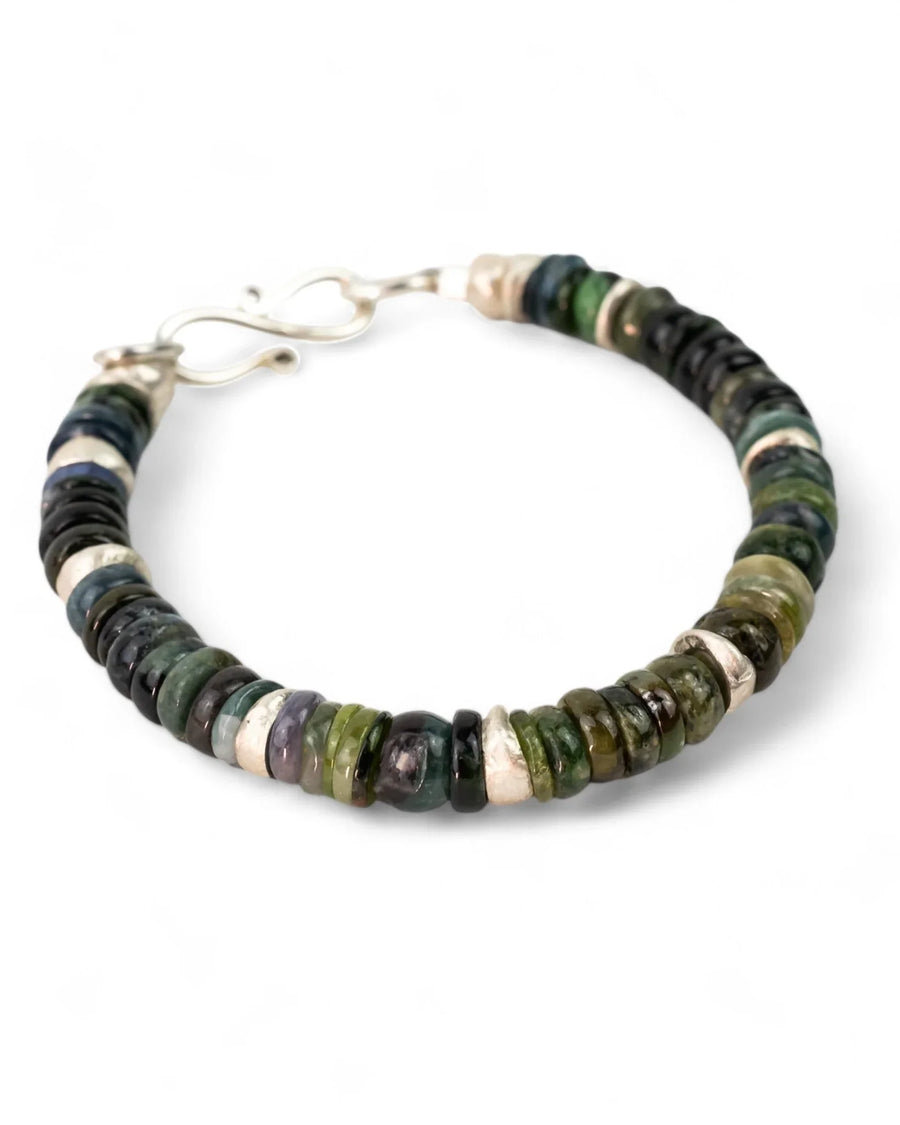 Silver Tourmaline Bracelet (Green) Bracelet Pruden and Smith