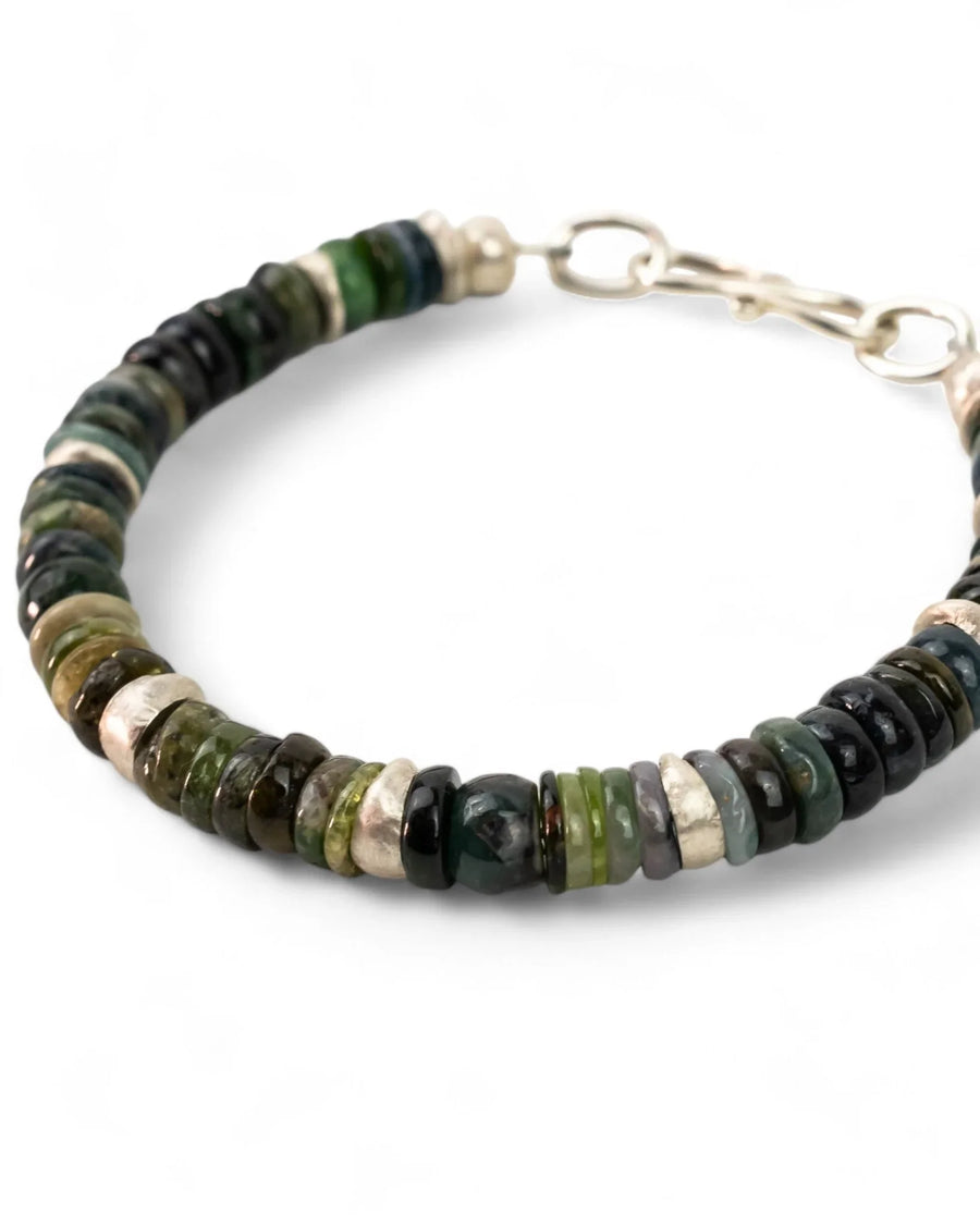 Silver Tourmaline Bracelet (Green) Bracelet Pruden and Smith