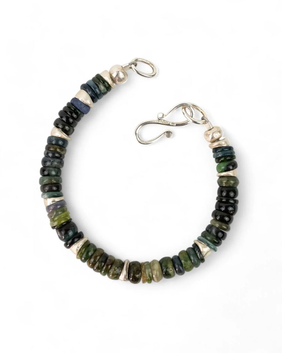 Silver Tourmaline Bracelet (Green) Bracelet Pruden and Smith