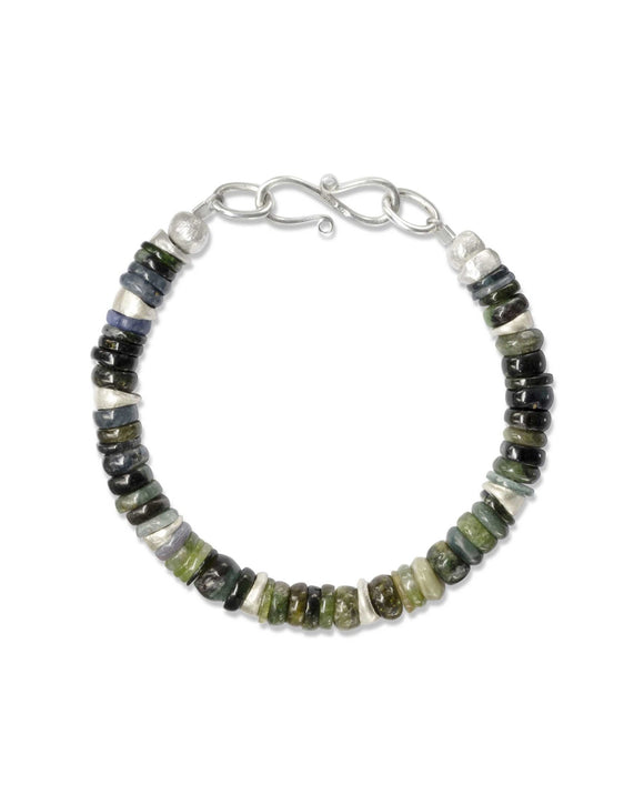 Silver Tourmaline Bracelet (Green) Bracelet Pruden and Smith