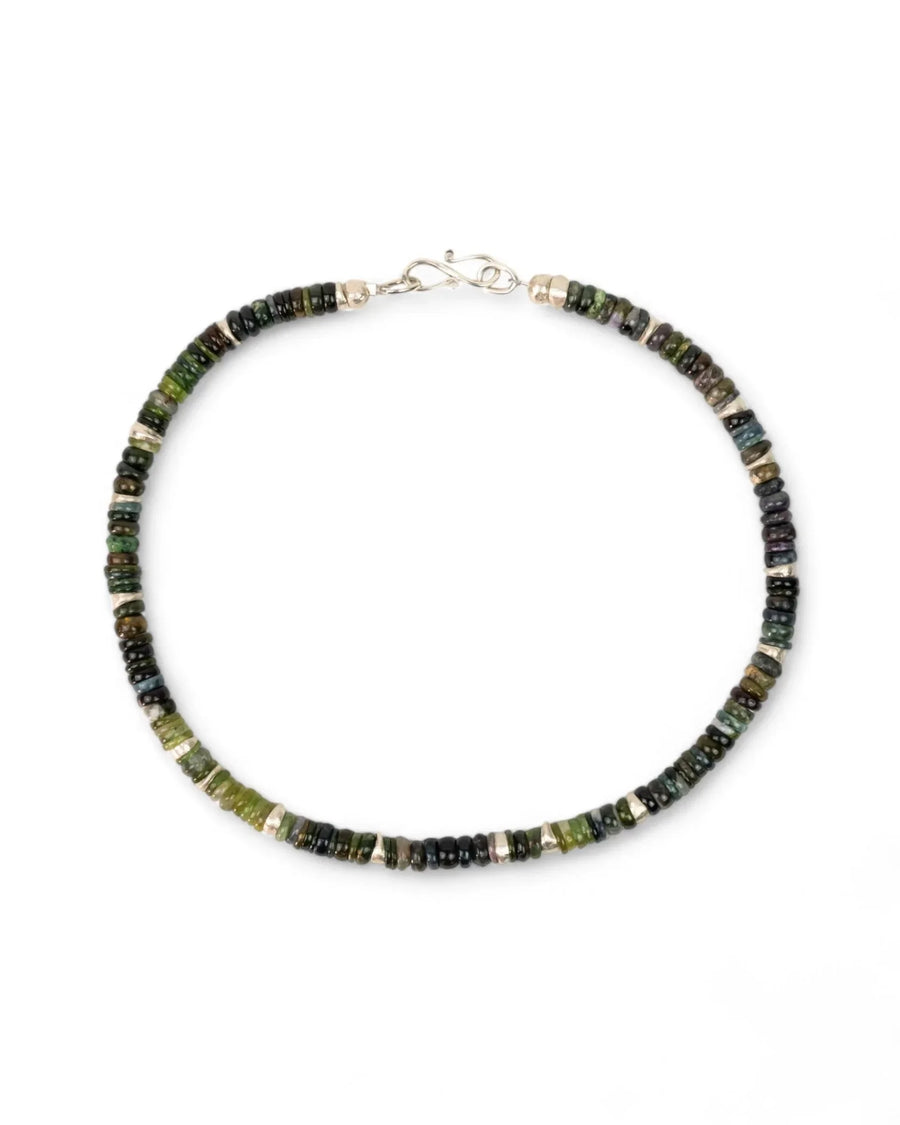 Silver Tourmaline Necklace (Green) Necklace Pruden and Smith