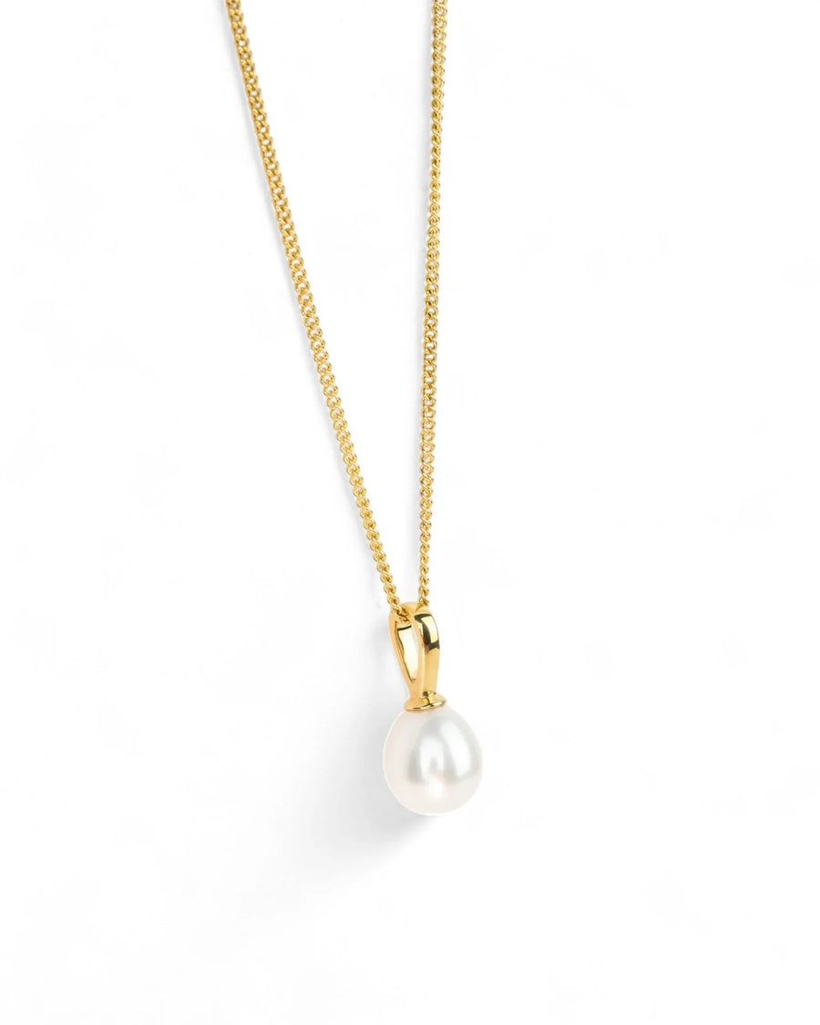 Simple Pearl Gold Pendant Pendant Pruden and Smith