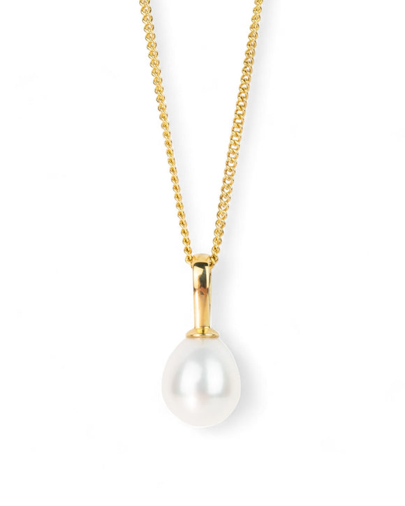 Simple Pearl Gold Pendant Pendant Pruden and Smith