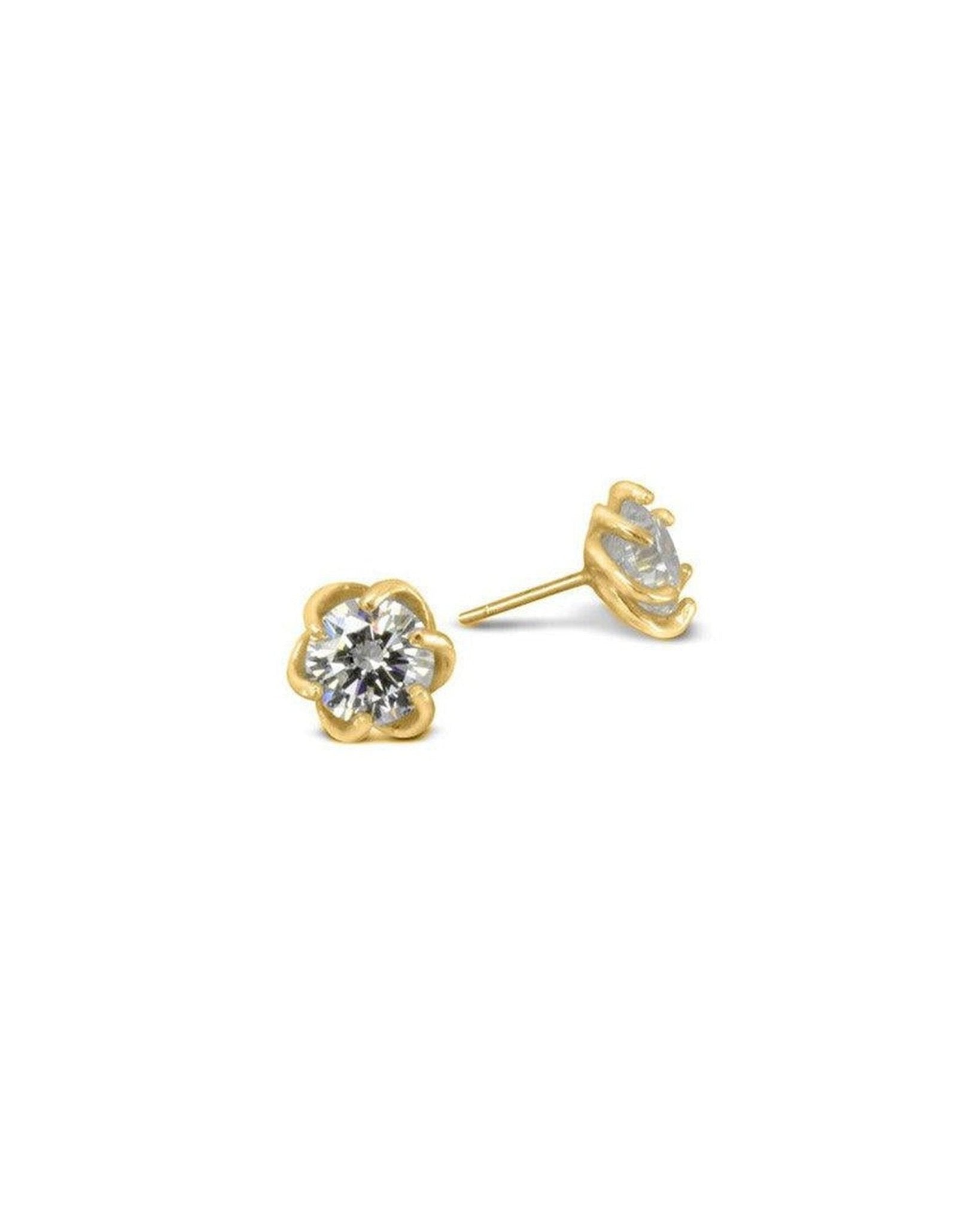 Six Claw Diamond Ear Studs Earrings Pruden and Smith
