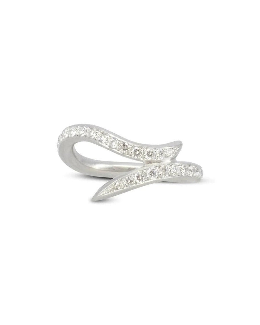 Spiky Organic Fitted Diamond Wedding Ring Ring Pruden and Smith