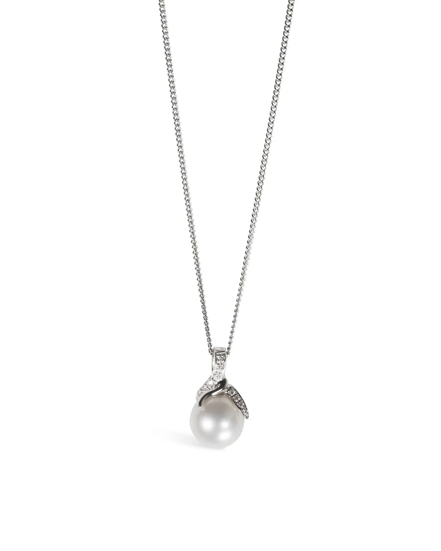 Spiky Pearl Pendant Pruden and Smith White Gold