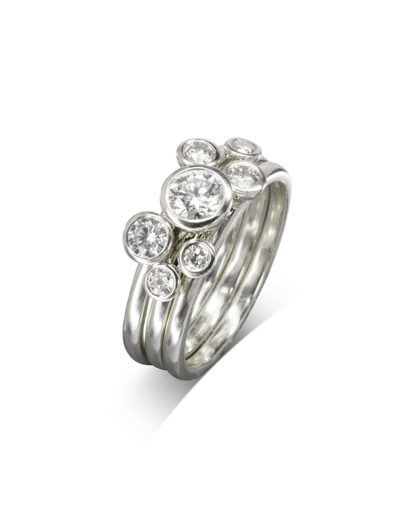 Classic Diamond Stacking Rings Set (1ct) Ring Pruden and Smith
