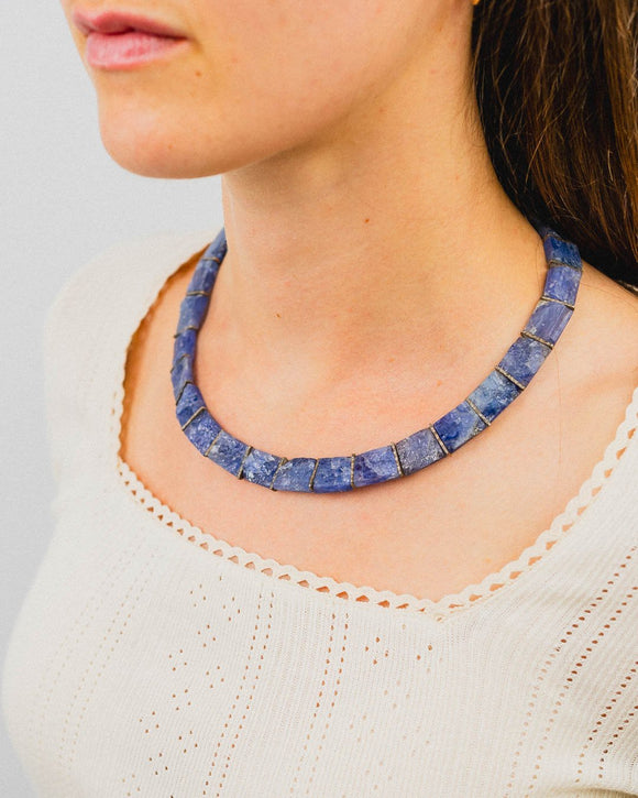 Tanzanite Collar Necklace Necklace Pruden and Smith
