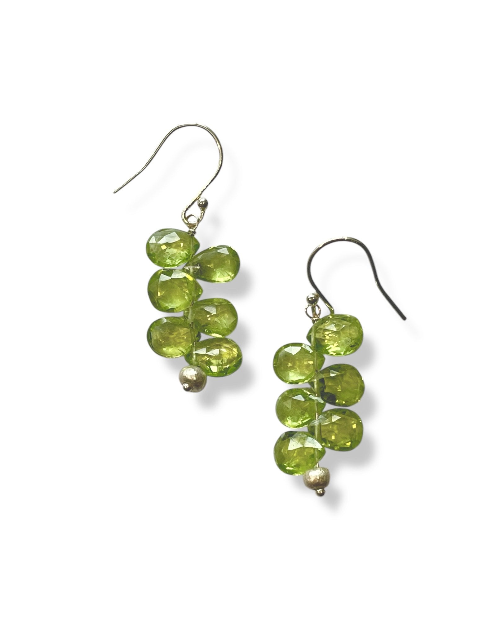 Teardrop Earrings Earrings Pruden and Smith Peridot (Green)