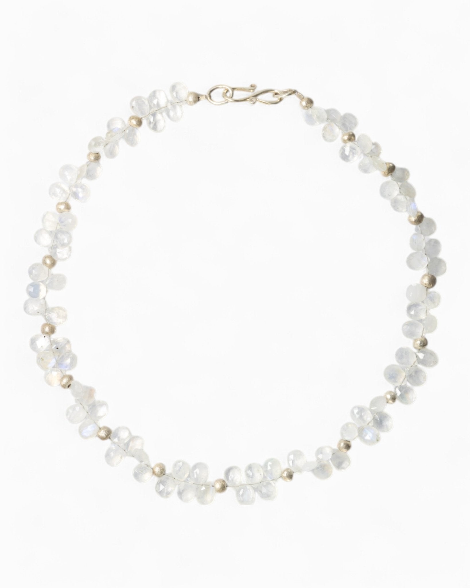 Teardrop Gemstone Necklace Necklace Pruden and Smith Moonstone (White rainbow)