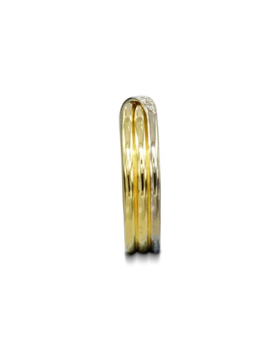 Three Strand Diamond Crossover Ring Ring Pruden and Smith