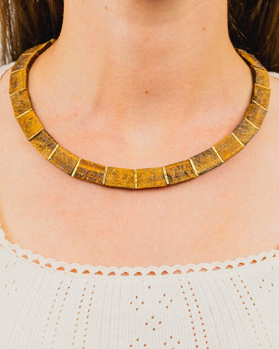 Tiger's Eye Collar Necklace Necklace Pruden and Smith