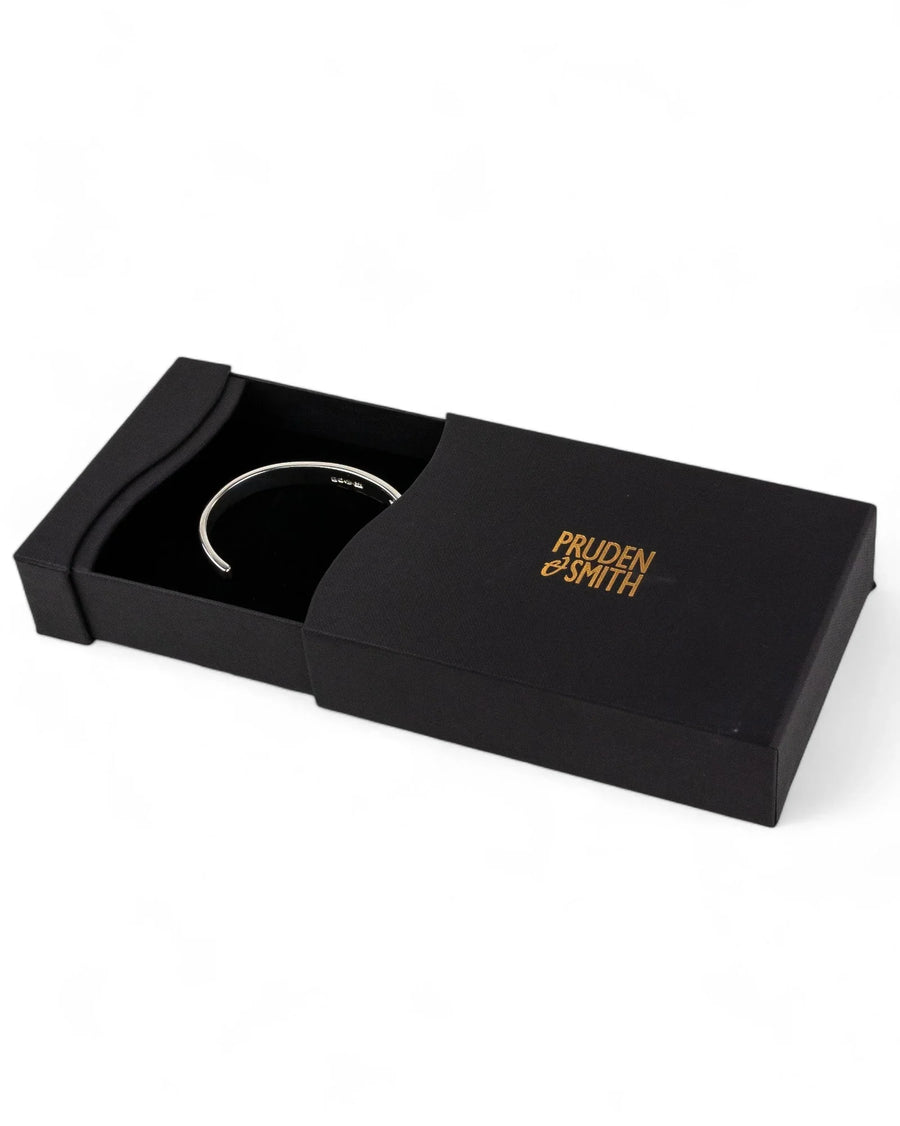 Torc Solid Silver Bangle Bangle Pruden and Smith
