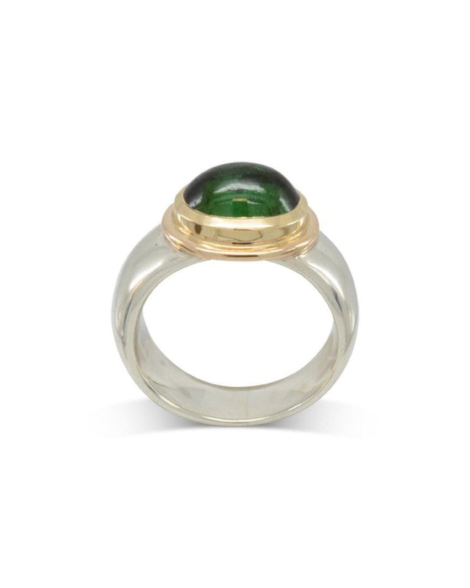 Tourmaline Cabochon Dress Ring Ring Pruden and Smith