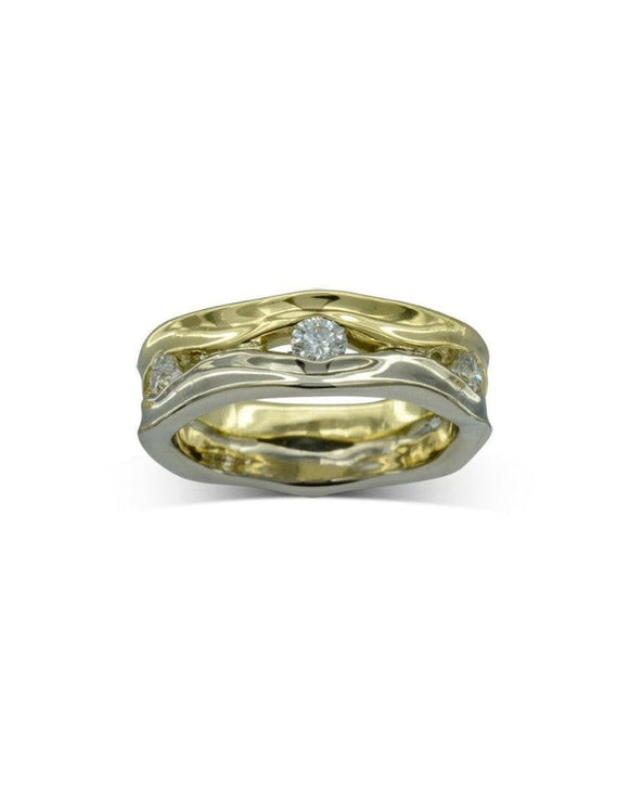 Trap Four Round Diamond Eternity Ring Ring Pruden and Smith