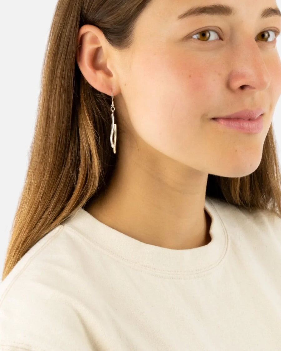 Trap Gold Drop Earrings Earrings Pruden and Smith