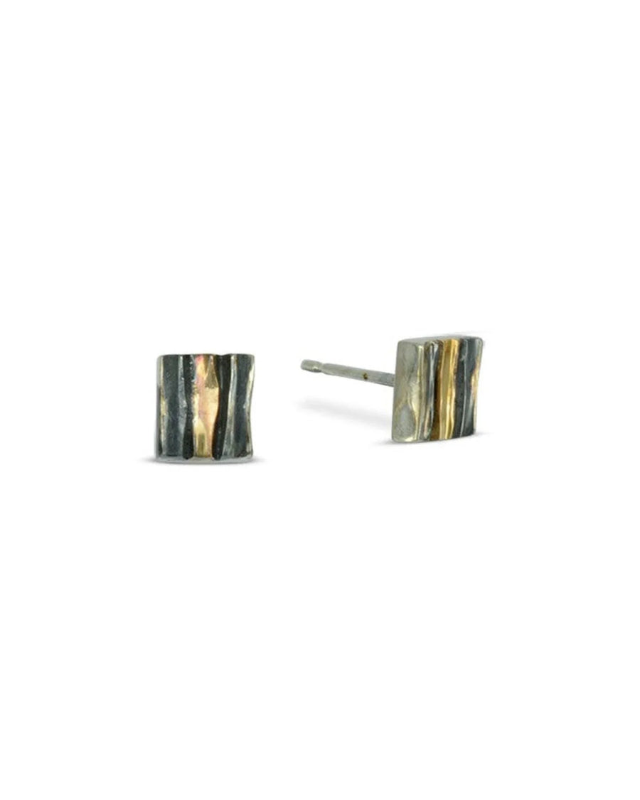 Trap Two Colour Stud Earrings Earrings Pruden and Smith