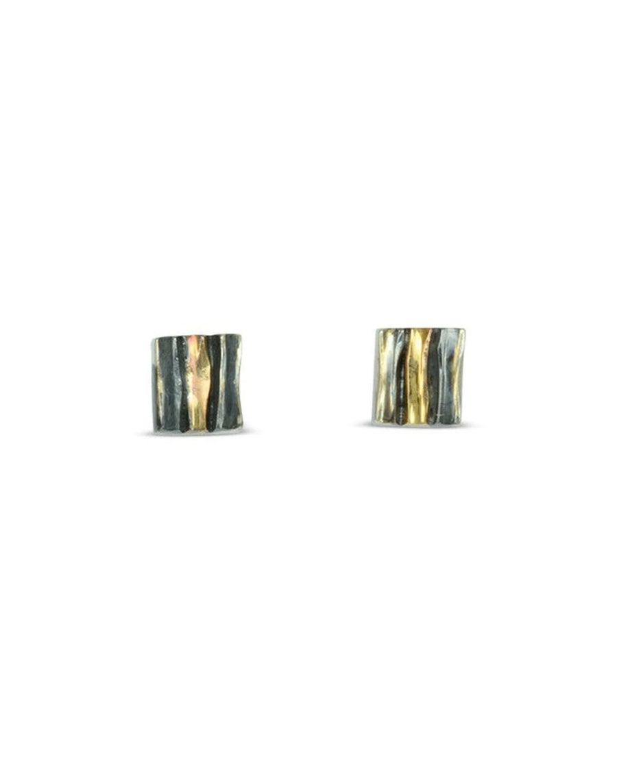 Trap Two Colour Stud Earrings Earrings Pruden and Smith