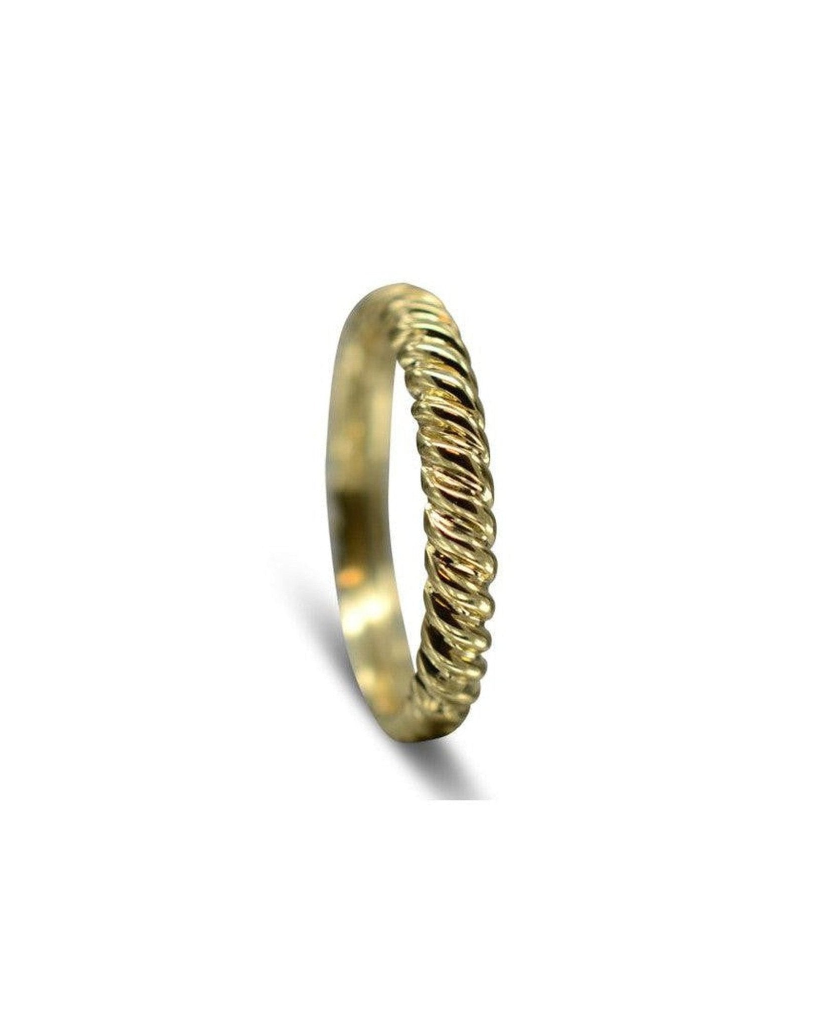 Women's Twist Wedding Ring Ring Pruden and Smith 18ct Yellow Gold
