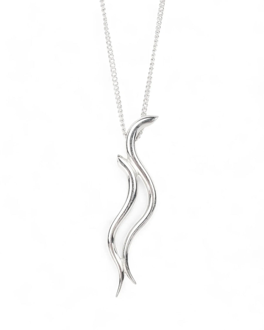 Two Strand Water Silver Pendant Pendant Pruden and Smith