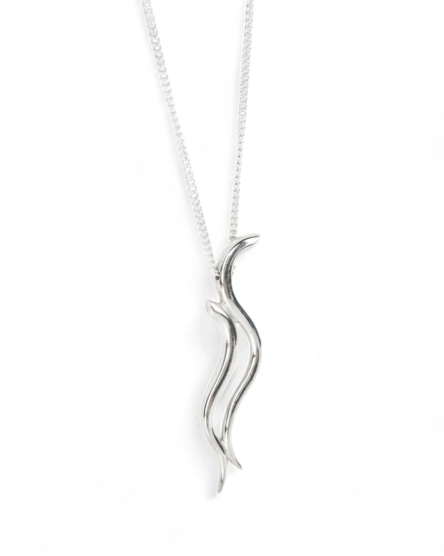 Two Strand Water Silver Pendant Pendant Pruden and Smith